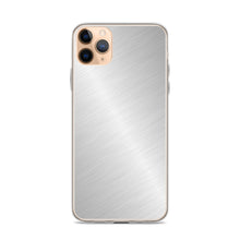 Load image into Gallery viewer, Gradient Metallic Silver Color Phone Case For iPhone 13 Pro Max And Other iPhone Models
