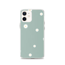 Load image into Gallery viewer, Daisy Flowers on Mint BG Phone Case For iPhone 13 Pro Max iPhone 13 Pro And Other iPhone Models
