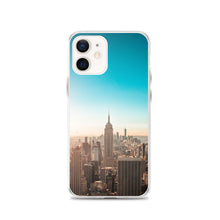 Load image into Gallery viewer, Turquoise Sky Over Minimalist City Phone Case For iPhone 13 Pro Max iPhone 13 Pro And Other iPhone Models
