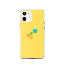 Load image into Gallery viewer, Colorful Hexagons On Yellow BG Phone Case For iPhone 13 Pro Max And Other iPhone Models
