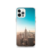 Load image into Gallery viewer, Turquoise Sky Over Minimalist City Phone Case For iPhone 13 Pro Max iPhone 13 Pro And Other iPhone Models
