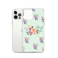 Load image into Gallery viewer, Flowers Arrangement On Green BG Phone Case For iPhone 13 Pro Max iPhone 13 Pro And Other iPhone Models
