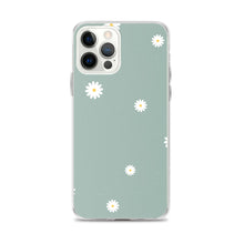 Load image into Gallery viewer, Daisy Flowers on Mint BG Phone Case For iPhone 13 Pro Max iPhone 13 Pro And Other iPhone Models
