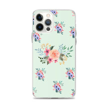 Load image into Gallery viewer, Flowers Arrangement On Green BG Phone Case For iPhone 13 Pro Max iPhone 13 Pro And Other iPhone Models
