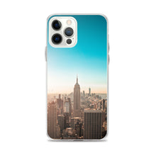 Load image into Gallery viewer, Turquoise Sky Over Minimalist City Phone Case For iPhone 13 Pro Max iPhone 13 Pro And Other iPhone Models
