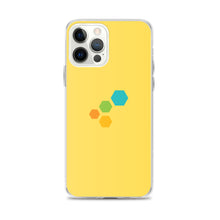 Load image into Gallery viewer, Colorful Hexagons On Yellow BG Phone Case For iPhone 13 Pro Max And Other iPhone Models
