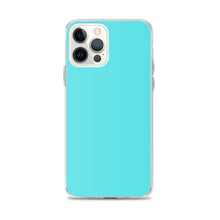 Load image into Gallery viewer, Solid Turquoise Phone Case For iPhone 13 Pro Max And Other iPhone Models
