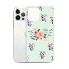 Load image into Gallery viewer, Flowers Arrangement On Green BG Phone Case For iPhone 13 Pro Max iPhone 13 Pro And Other iPhone Models
