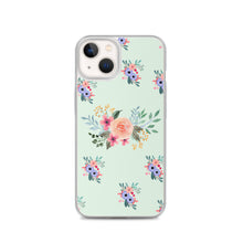 Load image into Gallery viewer, Flowers Arrangement On Green BG Phone Case For iPhone 13 Pro Max iPhone 13 Pro And Other iPhone Models
