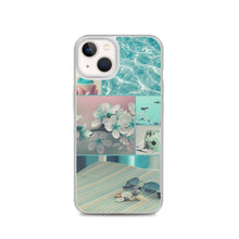 Load image into Gallery viewer, Turquoise Summer Splash Collage Phone Case For iPhone 13 Pro Max iPhone 13 Pro And Other iPhone Models
