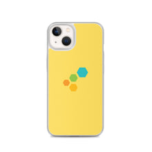 Load image into Gallery viewer, Colorful Hexagons On Yellow BG Phone Case For iPhone 13 Pro Max And Other iPhone Models
