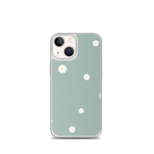 Load image into Gallery viewer, Daisy Flowers on Mint BG Phone Case For iPhone 13 Pro Max iPhone 13 Pro And Other iPhone Models
