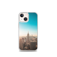 Load image into Gallery viewer, Turquoise Sky Over Minimalist City Phone Case For iPhone 13 Pro Max iPhone 13 Pro And Other iPhone Models
