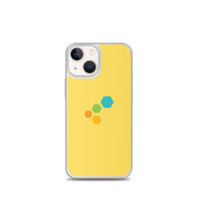 Load image into Gallery viewer, Colorful Hexagons On Yellow BG Phone Case For iPhone 13 Pro Max And Other iPhone Models
