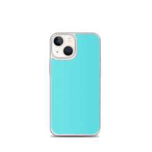 Load image into Gallery viewer, Solid Turquoise Phone Case For iPhone 13 Pro Max And Other iPhone Models
