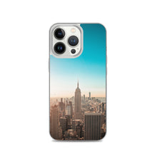 Load image into Gallery viewer, Turquoise Sky Over Minimalist City Phone Case For iPhone 13 Pro Max iPhone 13 Pro And Other iPhone Models
