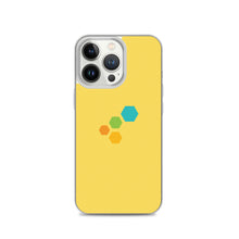 Load image into Gallery viewer, Colorful Hexagons On Yellow BG Phone Case For iPhone 13 Pro Max And Other iPhone Models
