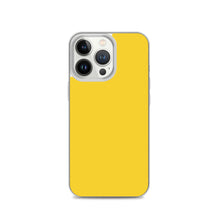 Load image into Gallery viewer, Solid Yellow Phone Case For iPhone 13 Pro Max And Other iPhone Models
