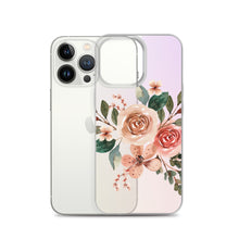 Load image into Gallery viewer, Rose on Pink BG Phone Case For iPhone 13 Pro Max iPhone 13 Pro And Other iPhone Models
