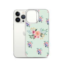 Load image into Gallery viewer, Flowers Arrangement On Green BG Phone Case For iPhone 13 Pro Max iPhone 13 Pro And Other iPhone Models
