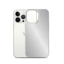 Load image into Gallery viewer, Gradient Metallic Silver Color Phone Case For iPhone 13 Pro Max And Other iPhone Models
