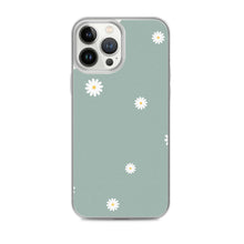 Load image into Gallery viewer, Daisy Flowers on Mint BG Phone Case For iPhone 13 Pro Max iPhone 13 Pro And Other iPhone Models
