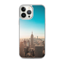 Load image into Gallery viewer, Turquoise Sky Over Minimalist City Phone Case For iPhone 13 Pro Max iPhone 13 Pro And Other iPhone Models
