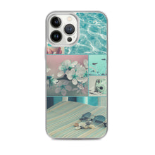 Load image into Gallery viewer, Turquoise Summer Splash Collage Phone Case For iPhone 13 Pro Max iPhone 13 Pro And Other iPhone Models
