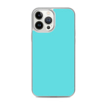 Load image into Gallery viewer, Solid Turquoise Phone Case For iPhone 13 Pro Max And Other iPhone Models
