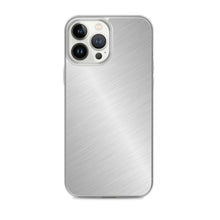 Load image into Gallery viewer, Gradient Metallic Silver Color Phone Case For iPhone 13 Pro Max And Other iPhone Models
