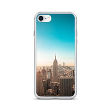 Load image into Gallery viewer, Turquoise Sky Over Minimalist City Phone Case For iPhone 13 Pro Max iPhone 13 Pro And Other iPhone Models
