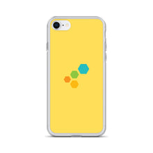 Load image into Gallery viewer, Colorful Hexagons On Yellow BG Phone Case For iPhone 13 Pro Max And Other iPhone Models
