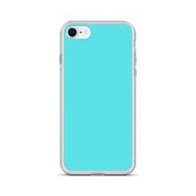 Load image into Gallery viewer, Solid Turquoise Phone Case For iPhone 13 Pro Max And Other iPhone Models
