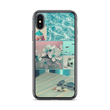 Load image into Gallery viewer, Turquoise Summer Splash Collage Phone Case For iPhone 13 Pro Max iPhone 13 Pro And Other iPhone Models
