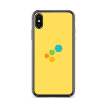 Load image into Gallery viewer, Colorful Hexagons On Yellow BG Phone Case For iPhone 13 Pro Max And Other iPhone Models
