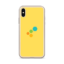 Load image into Gallery viewer, Colorful Hexagons On Yellow BG Phone Case For iPhone 13 Pro Max And Other iPhone Models
