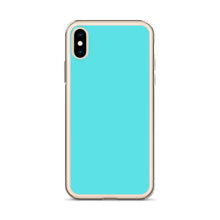 Load image into Gallery viewer, Solid Turquoise Phone Case For iPhone 13 Pro Max And Other iPhone Models
