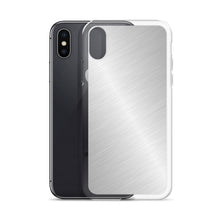 Load image into Gallery viewer, Gradient Metallic Silver Color Phone Case For iPhone 13 Pro Max And Other iPhone Models
