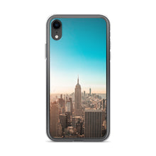 Load image into Gallery viewer, Turquoise Sky Over Minimalist City Phone Case For iPhone 13 Pro Max iPhone 13 Pro And Other iPhone Models
