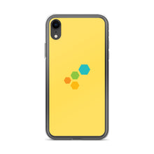 Load image into Gallery viewer, Colorful Hexagons On Yellow BG Phone Case For iPhone 13 Pro Max And Other iPhone Models
