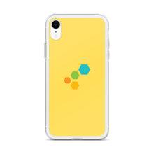 Load image into Gallery viewer, Colorful Hexagons On Yellow BG Phone Case For iPhone 13 Pro Max And Other iPhone Models
