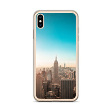 Load image into Gallery viewer, Turquoise Sky Over Minimalist City Phone Case For iPhone 13 Pro Max iPhone 13 Pro And Other iPhone Models
