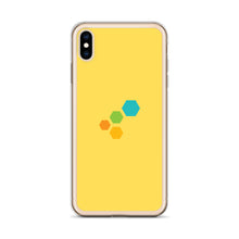 Load image into Gallery viewer, Colorful Hexagons On Yellow BG Phone Case For iPhone 13 Pro Max And Other iPhone Models
