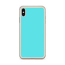 Load image into Gallery viewer, Solid Turquoise Phone Case For iPhone 13 Pro Max And Other iPhone Models
