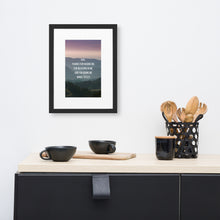 Load image into Gallery viewer, Matte Paper Framed Poster With Mat - Thanking Dad For Giving Wings To Fly

