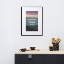 Load image into Gallery viewer, Matte Paper Framed Poster With Mat - Thanking Dad For Giving Wings To Fly
