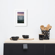 Load image into Gallery viewer, Matte Paper Framed Poster With Mat - Thanking Dad For Giving Wings To Fly
