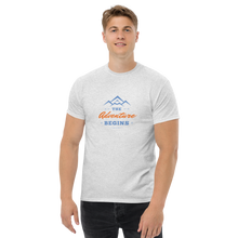 Load image into Gallery viewer, Men&#39;s Classic T-Shirt - The Adventure Begins
