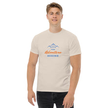 Load image into Gallery viewer, Men&#39;s Classic T-Shirt - The Adventure Begins
