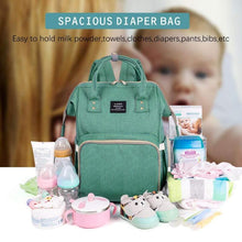 Load image into Gallery viewer, Baby Diaper Bag Backpack For Travel - Green
